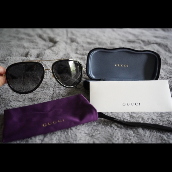 gucci polarized aviator sunglasses